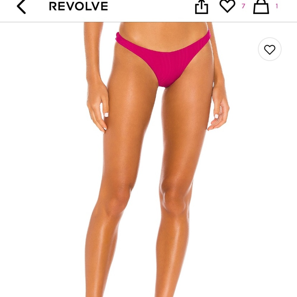 Vitamin A California high leg bikini bottom size large
